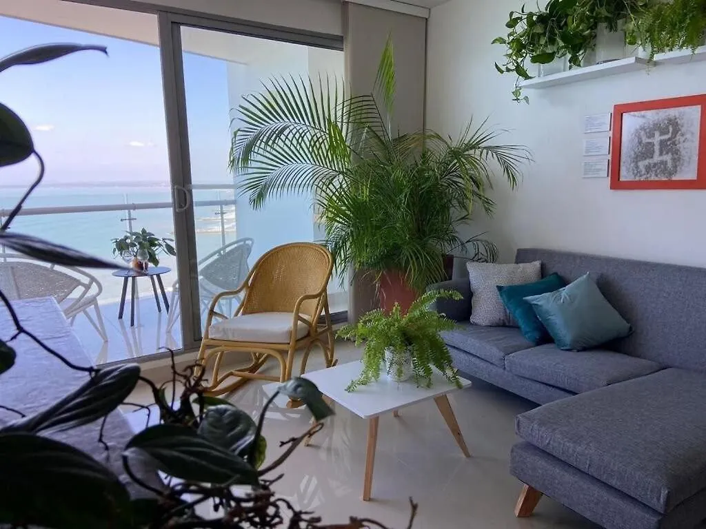 The Most Tropical And Chic Flat At Cartagena 20B2 Apartment