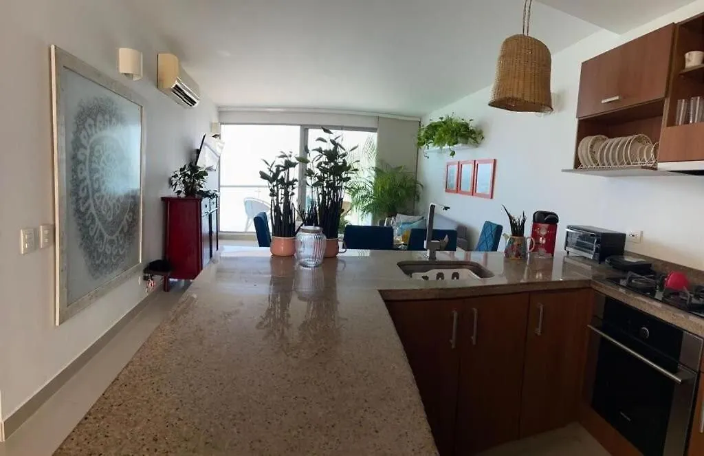 The Most Tropical And Chic Flat At Cartagena 20B2 Apartment