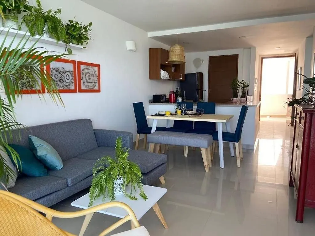 The Most Tropical And Chic Flat At Cartagena 20B2 0*,